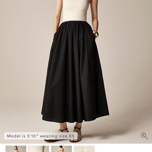 NWT JCREW Elegant Black and White Women's Skirt